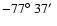 $-77\hbox{$^\circ$ }37\hbox{$^\prime$ }$