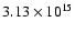 $3.13\times 10^{15}$