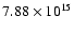 $7.88\times 10^{15}$