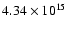 $4.34\times 10^{15}$