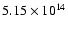 $5.15\times 10^{14}$