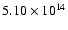 $5.10\times 10^{14}$