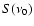 $S(\nu_0)$