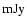 ${\rm mJy}$