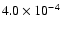 $4.0\times 10^{-4}$