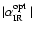 $\vert\mbox{$\alpha^{{\rm opt}}_{{\rm IR}}$ }\vert$