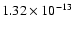$1.32\times10^{-13}$