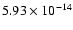 $5.93\times10^{-14}$