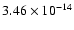 $3.46\times10^{-14}$