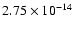 $2.75\times10^{-14}$