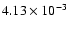 $4.13\times10^{-3}$