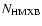 $N_{\rm HMXB}$