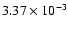 $3.37\times10^{-3}$