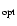 $_{\rm opt}$