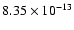 $8.35\times10^{-13}$