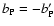 $b_{\rm P}=-b_{\rm P}'$