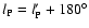 $l_{\rm P}=l_{\rm P}'+180^{\rm\circ }$