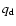 $q_{\rm d}$