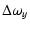 $\displaystyle \Delta \omega_y$
