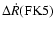 $\Delta\dot{R}(\rm FK5)$