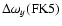 $\Delta\omega_y(\rm FK5)$