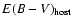 $E(B-V)_{{\rm host}}$