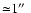 ${\simeq} 1 \hbox{$^{\prime\prime}$ }$