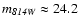 $m_{\it 814W} \approx 24.2$