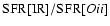 ${\rm SFR}[{\rm IR}]/{\rm SFR}[O {\sc ii}]$