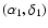 $(\alpha_{1}, \delta_{1})$