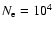 $N_{\rm e}=10^{4}$