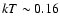$kT\sim0.16$