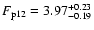 $F_{\rm p12}=3.97^{+0.23}_{-0.19}$