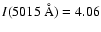 $I(5015~\rm\AA{})=4.06$
