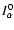 $I^0_{\alpha }$