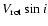 $V_{\rm rot} \sin i$