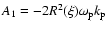 $A_1 = -2
R^2(\xi) \omega_{\rm p} k_{\rm p}$