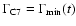 $\Gamma_{{\rm C7}} = \Gamma_{{\rm min}}(t)$