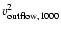 $v_{{\rm outflow,1000}}^2$