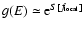 $g(E)\simeq {\rm e}^{S[f_{{\rm local}}]}$