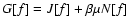 $G[f]=J[f]+\beta \mu N[f]$