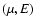 $(\mu,E)$