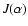 $J(\alpha)$