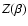 $Z(\beta)$