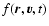 $f({\vec r},{\vec v},t)$