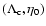 $(\Lambda_{\rm c},\eta_0)$