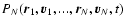 $P_{N}({\vec r}_{1},{\vec v}_{1},...,{\vec r}_{N},{\vec v}_{N},t)$