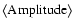 $\left<{\rm Amplitude}\right>$