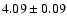 $4.09\pm 0.09$