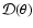${\cal{D}(\theta)}$